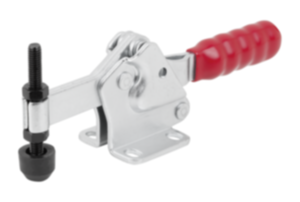 Toggle clamps horizontal with flat foot and fixed clamping spindle Toggle clamps horizontal with flat foot and fixed clamping spindle