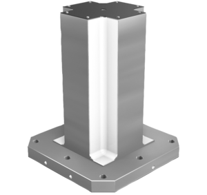 Clamping towers, gray cast iron, 4-sided, with pre-machined clamping faces Clamping towers, gray cast iron, 4-sided, with pre-machined clamping faces