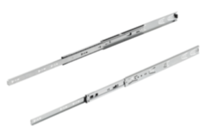 Extensiones completas de carriles telescópicos de acero para montaje lateral, capacidad de carga hasta 30 kg Extensiones completas de carriles telescópicos de acero para montaje lateral, capacidad de carga hasta 30 kg