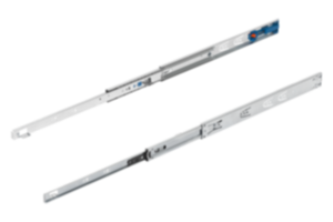 Extensiones completas de carriles telescópicos de acero para montaje en la superficie, capacidad de carga hasta 35 kg Extensiones completas de carriles telescópicos de acero para montaje en la superficie, capacidad de carga hasta 35 kg