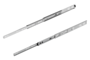 Extensiones completas de carriles telescópicos de acero para montaje lateral, capacidad de carga hasta 45 kg Extensiones completas de carriles telescópicos de acero para montaje lateral, capacidad de carga hasta 45 kg