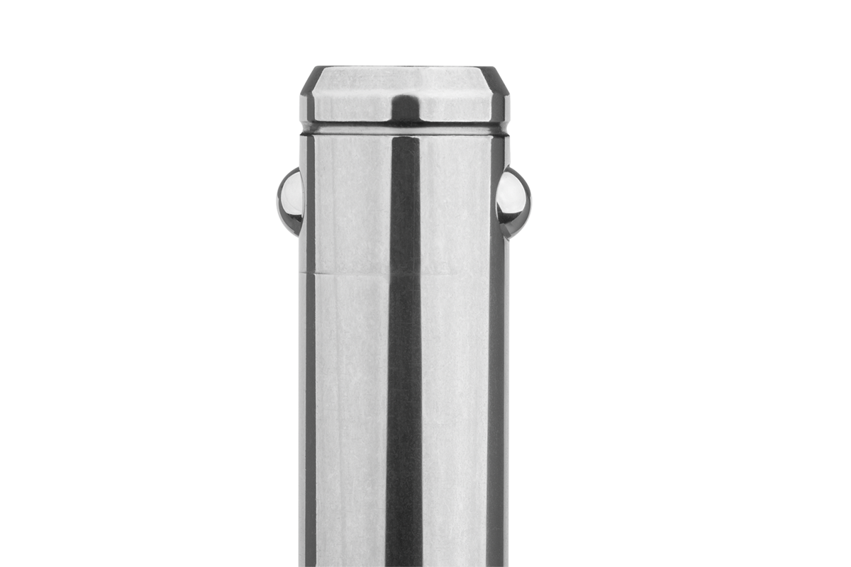 Ball lock pins with plastic grip and high shear strength Ball lock pins with plastic grip and high shear strength