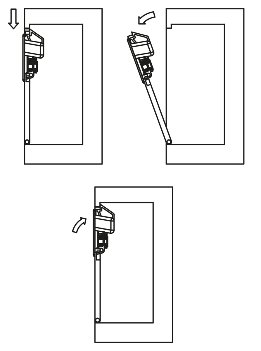Snap locks, plastic with recessed grip, snap-in | KIPP USA Snap locks, plastic with recessed grip, snap-in | KIPP USA