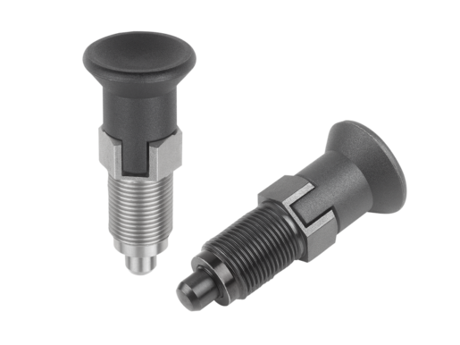 Indexing plungers - Premium with cylindrical pin, Form C