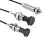 Indexing plunger, stainless steel with remote actuation