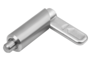 Cam-action indexing plungers, stainless steel, Form E, without grip cap, metric