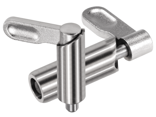 Cam-action indexing plungers stainless steel 