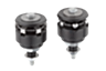 Centring clamps with ball or hexagon segments