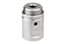 Locating adapters, cylindrical, stainless steel, pneumatic