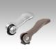 Cam levers, stainless steel with internal thread, plastic thrust washer - inch