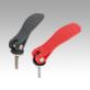Cam Lever with plastic handle
with external thread, steel or stainless steel, metric