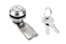 Quarter-turn lock, lockable, stainless steel