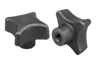 Palm Grips gray cast iron DIN 6335, Style E, inch