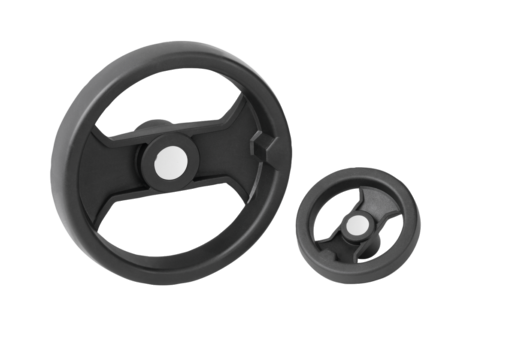 Handwheels 2-spoke plastic, metric