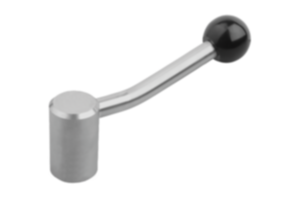 Tension lever, stainless steel, with reamed hole, 20 degrees