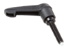 Adjustable Handles with thrust pad, Style B, thrust pin POM
