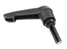 Adjustable Handles with thrust pad, Style D, with flattened ball