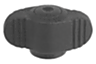 Wing grips "Miniwing", plastic, metal detectable with female thread