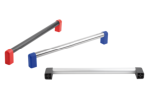 Tubular handles, aluminium or stainless steel