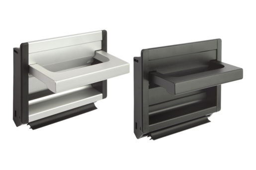 Pull handles recessed fold-out, style A