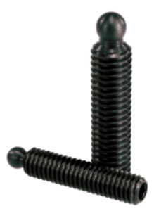 Grub screws with ball thrust point