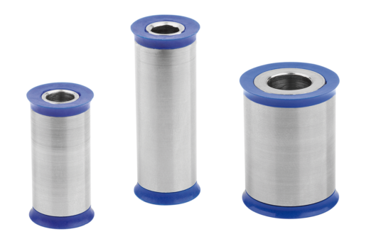 Spacer sleeve, stainless steel with sealing washer in Hygienic DESIGN