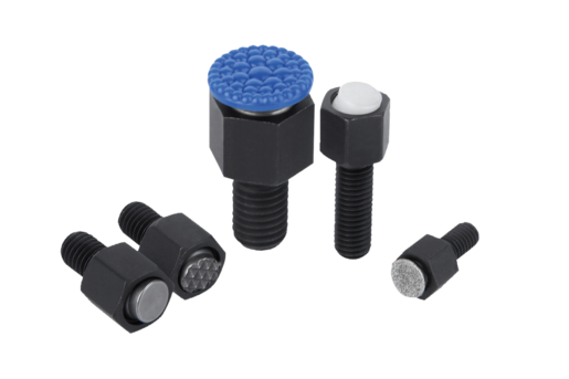 Self-aligning pads adjustable, with o-ring