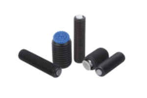Self-aligning pads adjustable, with o-ring and hexagon socket
