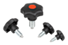 Indexing and clamping grip with optical locked indicator