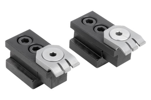 Flat clamp, steel for T-slot