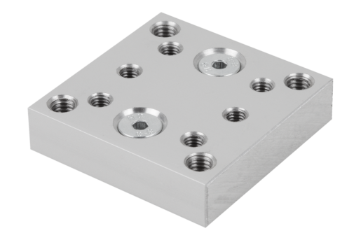 Adapter block, aluminum