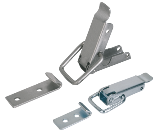 Latches with draw bail