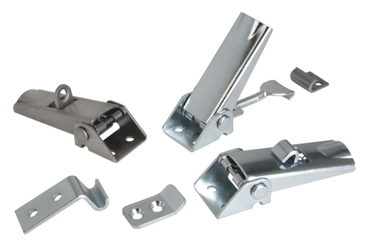 Adjustable Latches screw holes visible