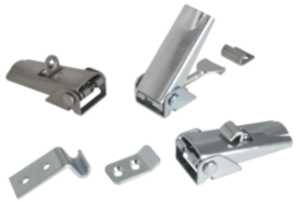 Adjustable Latches screw holes covered