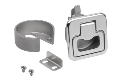 Snap locks stainless steel with grip, fold-down Style B