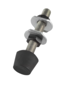 Clamping spindles with vulcanised neoprene thrust pad