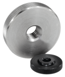 Knurled Nuts Flat steel and stainless steel, DIN 467