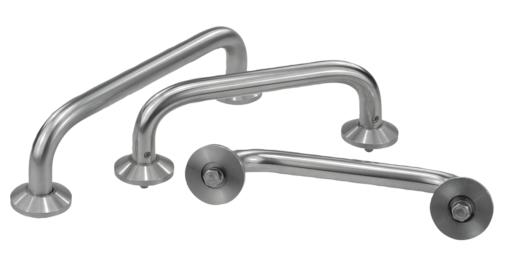 Pull Handles stainless steel, with cover plates