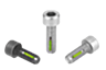 Socket head screws DIN 912 / DIN EN ISO 4762 with thread lock