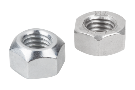 Hexagon nuts with thread lock DIN 980
