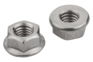 Hexagon nuts with flange EN 1661