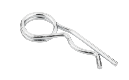 R-clips similar to DIN 11024, style D, double coil