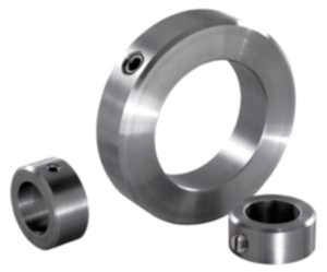 Shaft collars set screw DIN 705, stainless steel 