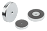 Imanes planos con rosca interior de ferrita dura