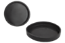 Protective rubber caps for shallow pot magnets