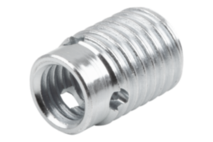 Threaded insert, steel, self-tapping, type B