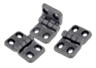 Hinge plastic, with elongated holes