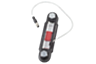 Oil level gauge with electric oil level monitoring