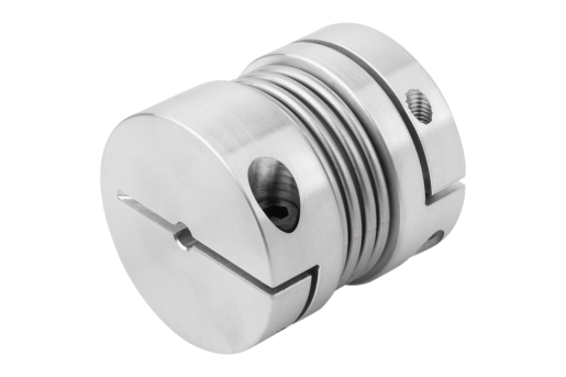 Metal bellows couplings, short type 
with clamp hubs