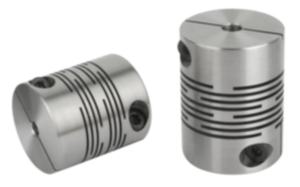 Beam couplings stainless steel 
with clamping hubs